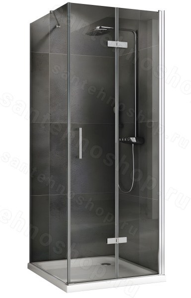 Душевой уголок Abber Zart AG08100P-S71 100x70, профиль хром 100x70, профиль хром