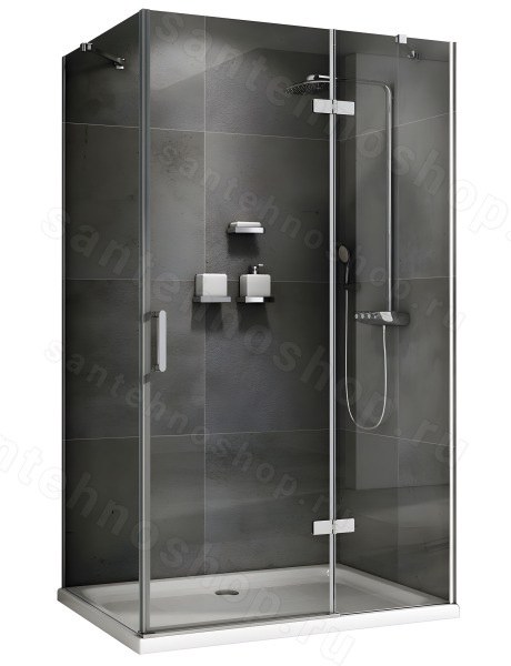 Душевой уголок Abber Zart AG08110-S91 110x90, профиль хром 110x90, профиль хром