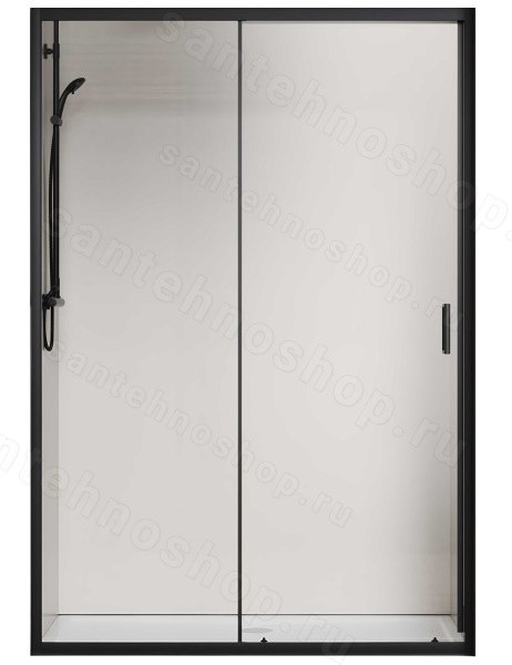 Душевая дверь Vincea City VDS-5CT110CLB 110x195 110x195, профиль черный