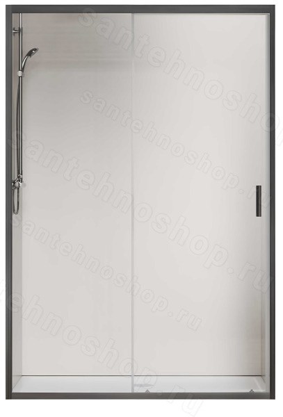 Душевая дверь Vincea City VDS-5CT110CLGM 110x195 110x195, профиль вороненая сталь