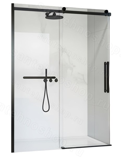 Душевая дверь Vincea Como Soft VDS-1CS120CLB 120x195, профиль черный 120x195, профиль черный