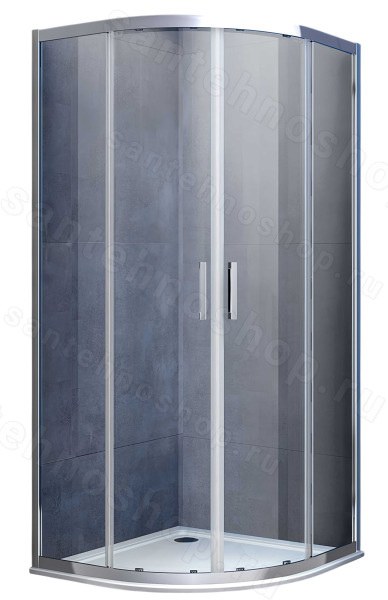 Душевой уголок Vincea Alpha VSQ-3AL800CL 80x80, профиль хром 80x80, профиль хром