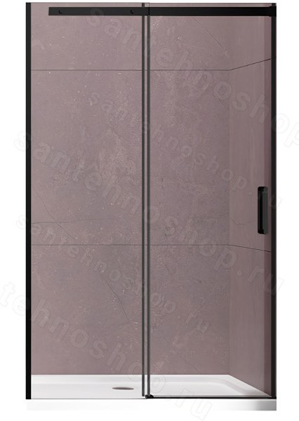 Душевая дверь Vincea Dice VDS-4D140CLB 140x200, профиль черный 140x200, профиль черный