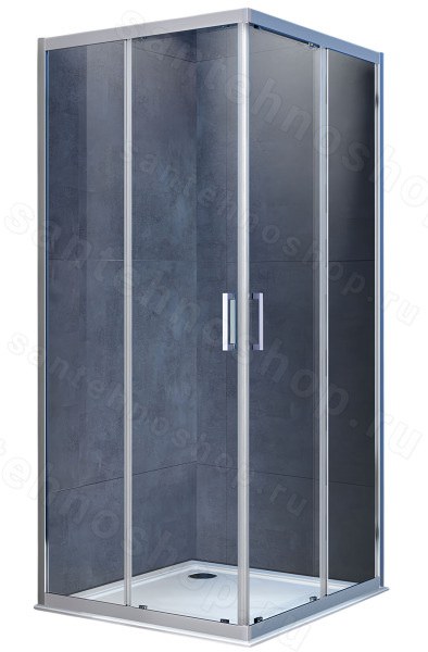 Душевой уголок Vincea Alpha VSS-3AL800CL 80x80, профиль хром 80x80, профиль хром
