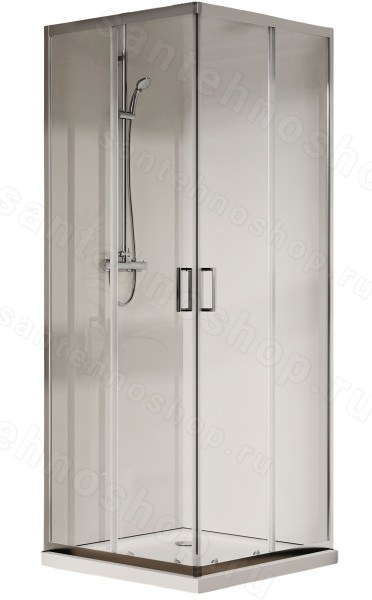 Душевой уголок Vincea City VSS-5CT9010CL 100x90, профиль хром 100x90, профиль хром