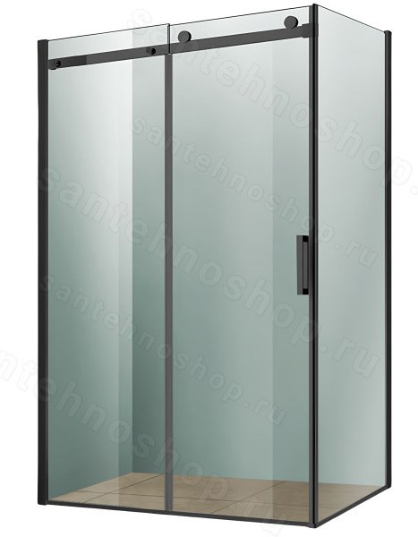 Душевой уголок Vincea Como VSR-1C9013CLB 130x90, профиль черный 130x90, профиль черный