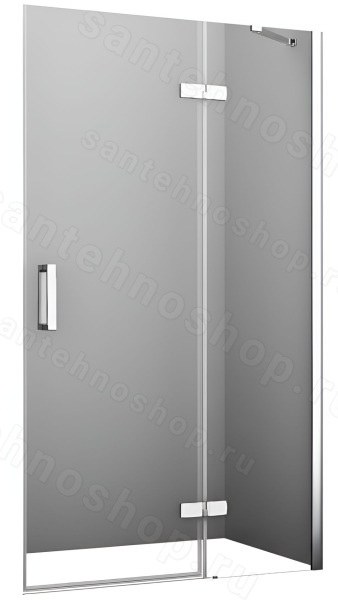 Душевая дверь WasserKraft Aller White 10H05RW 120x200, профиль хром