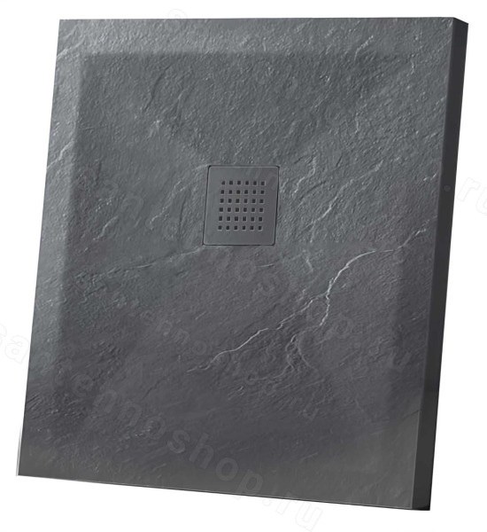 Душевой поддон Vincea VST-4SR9090A 90x90 из искусственного камня  90x90 из искусственного камня, антрацит