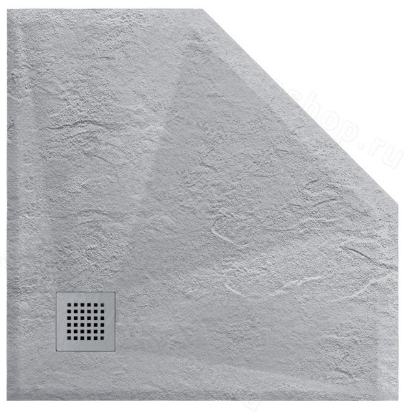 Душевой поддон Vincea VST-4SP1010G 100x100 из искусственного камня  100x100 из искусственного камня, серый