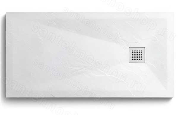 Душевой поддон Vincea VST-4SR9014W 140x90 из искусственного камня 140x90 из искусственного камня, матовый белый