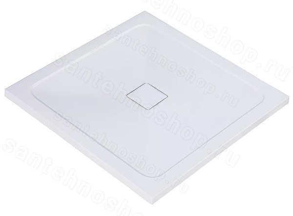 Душевой поддон WasserKraft Dinkel 58T03 90x90 из искусственного камня, белый 90x90 из искусственного камня, белый
