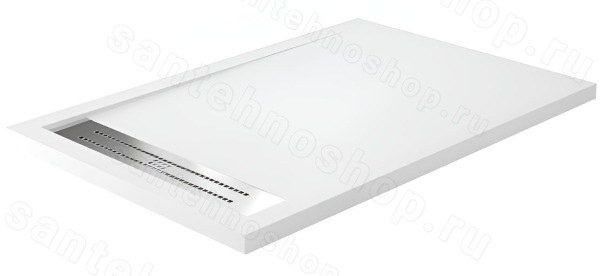 Душевой поддон WasserKraft Mindel 85T36 140x90 из искусственного камня, белый 140x90 из искусственного камня, белый