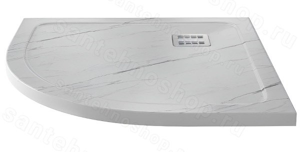 Душевой поддон WasserKraft Rhin 44T01 90x90 из искусственного камня, белый 90x90 из искусственного камня, белый