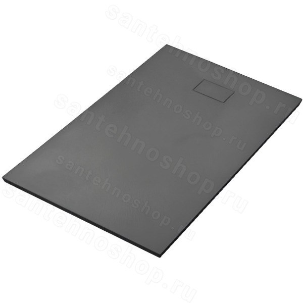 Душевой поддон WasserKraft Elbe 74T17 100x80 стеклопластик, черный 100x80 стеклопластик, черный