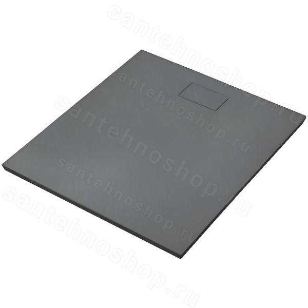 Душевой поддон WasserKraft Elbe 74T22 100x90 стеклопластик, черный 100x90 стеклопластик, черный
