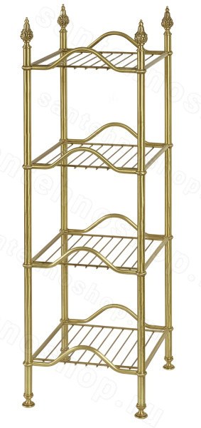 Полка напольная Migliore Mirella 26360, бронза, бронза
