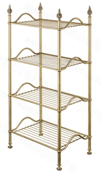 Полка напольная Migliore Mirella 26626, бронза, бронза