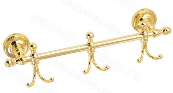 Планка с крючками Migliore Mirella 24914, золото, золото