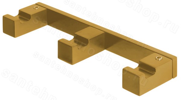 Крючок тройной Colombo MiniQ CD137.OM, матовое золото, матовое золото