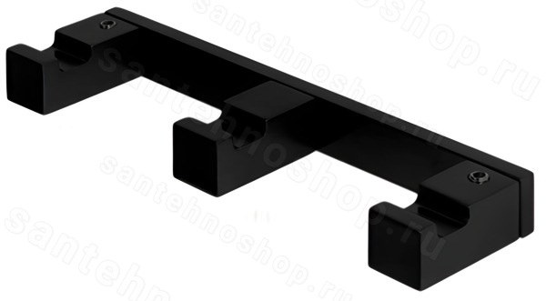 Крючок тройной Colombo MiniQ CD137.NM, черный матовый, черный матовый