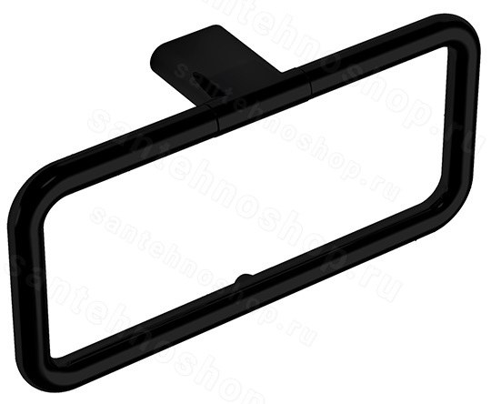 Полотенцедержатель кольцо Colombo Mini B4031.NM, черный матовый, черный матовый
