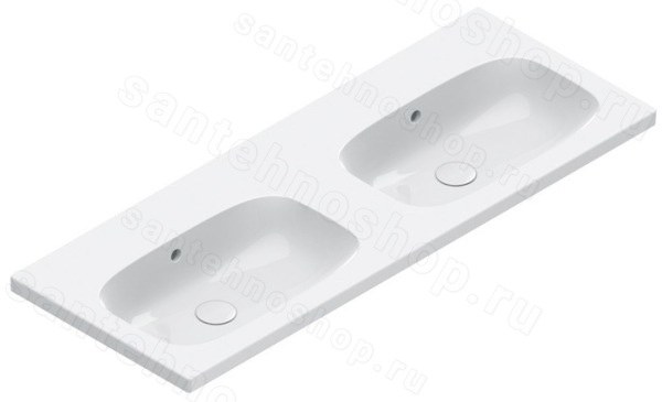 Раковина двойная Catalano Alvea 0621220001 120x46, белая 120x46, белая