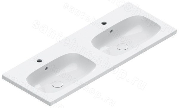 Раковина двойная Catalano Alvea 0621222001 120x46, белая 120x46, белая