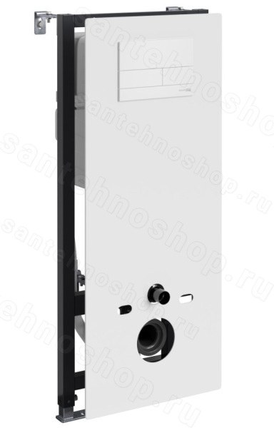 Инсталляция для унитаза WasserKraft Abens 20TLT.010.ME.WH.WM04 с кнопкой