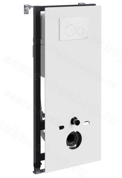 Инсталляция для унитаза WasserKraft Abens 20TLT.010.ME.WH.WM02 с кнопкой