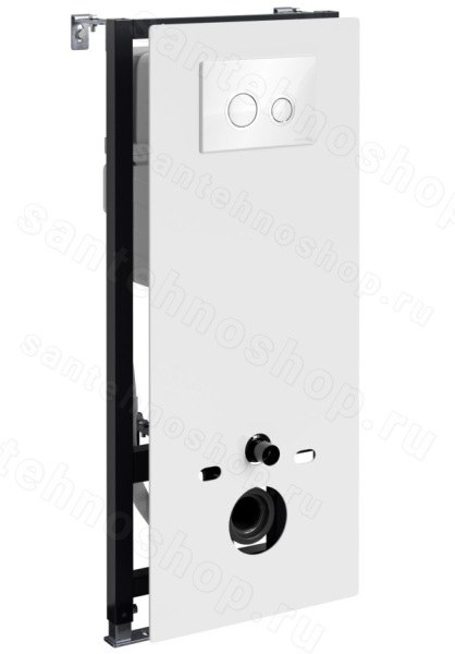 Инсталляция для унитаза WasserKraft Abens 20TLT.010.ME.WH.WH01  с кнопкой
