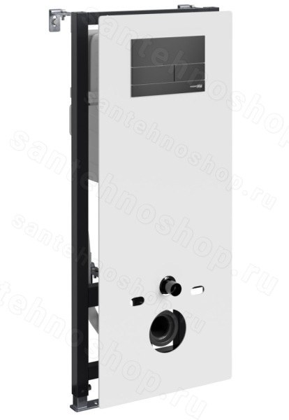 Инсталляция для унитаза WasserKraft Abens 20TLT.010.ME.WH.MB04 с кнопкой