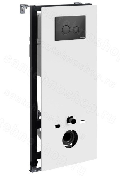 Инсталляция для унитаза WasserKraft Abens 20TLT.010.ME.WH.MB01 с кнопкой