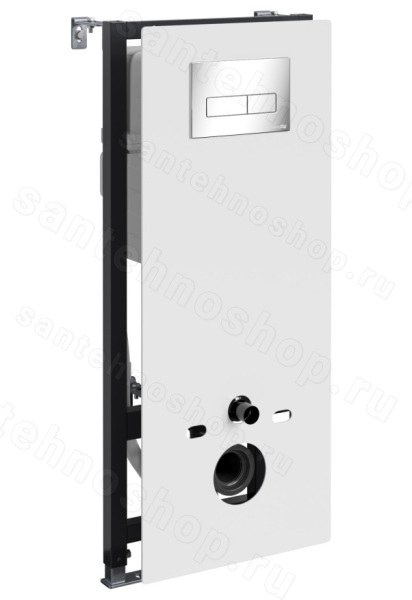 Инсталляция для унитаза WasserKraft Abens 20TLT.010.ME.WH.CH03 с кнопкой