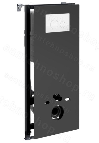 Инсталляция для унитаза WasserKraft Abens 20TLT.010.ME.BL.WM02 с кнопкой