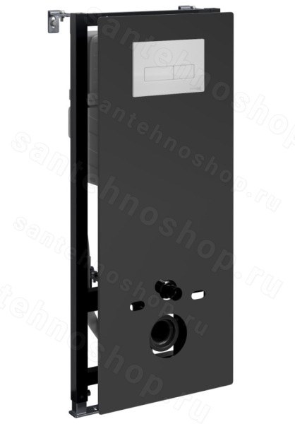 Инсталляция для унитаза WasserKraft Abens 20TLT.010.ME.BL.WH03 с кнопкой