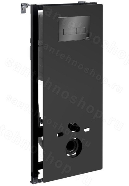 Инсталляция для унитаза WasserKraft Abens 20TLT.010.ME.BL.PB03 с кнопкой
