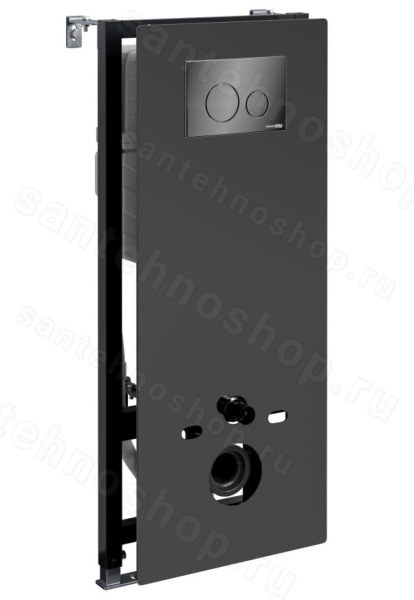 Инсталляция для унитаза WasserKraft Abens 20TLT.010.ME.BL.PB02 с кнопкой