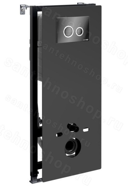 Инсталляция для унитаза WasserKraft Abens 20TLT.010.ME.BL.PB01 с кнопкой