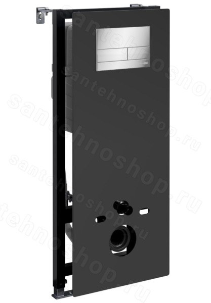 Инсталляция для унитаза WasserKraft Abens 20TLT.010.ME.BL.CH04 с кнопкой