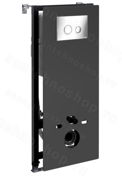 Инсталляция для унитаза WasserKraft Abens 20TLT.010.ME.BL.CH01 с кнопкой