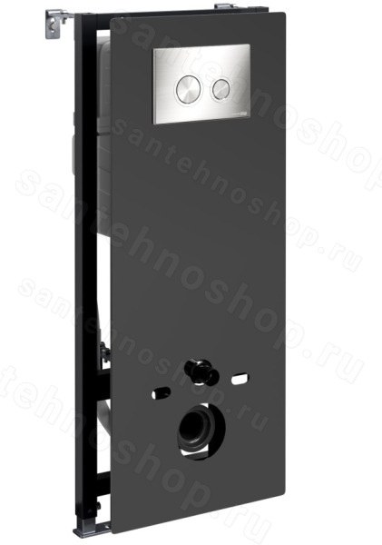 Инсталляция для унитаза WasserKraft Abens 20TLT.010.ME.BL.BN01 с кнопкой