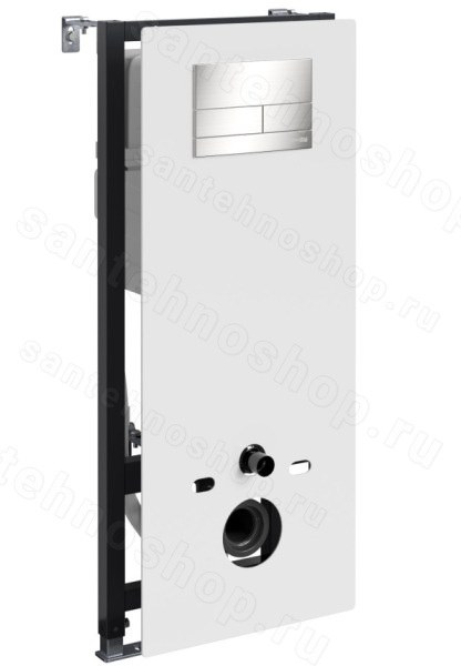 Инсталляция для унитаза WasserKraft Abens 20TLT.010.ME.WH.BN04 с кнопкой