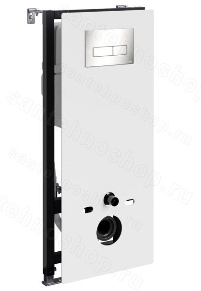 Инсталляция для унитаза WasserKraft Abens 20TLT.010.ME.WH.BN03 с кнопкой