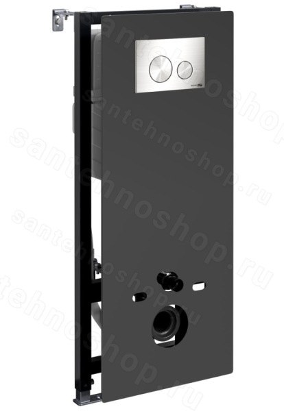 Инсталляция для унитаза WasserKraft Abens 20TLT.010.ME.BL.BN02 с кнопкой