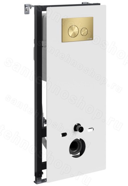 Инсталляция для унитаза WasserKraft Abens 20TLT.010.ME.WH.MG02 с кнопкой