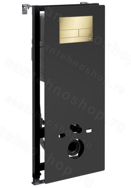 Инсталляция для унитаза WasserKraft Abens 20TLT.010.ME.BL.PG04 с кнопкой