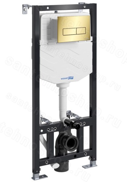 Инсталляция для унитаза WasserKraft Aller 10TLT.010.ME.PG03 с кнопкой