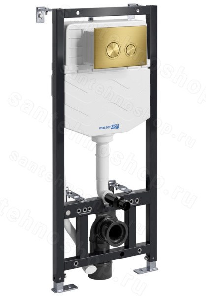 Инсталляция для унитаза WasserKraft Aller 10TLT.010.ME.MG01 с кнопкой