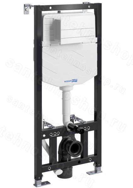 Инсталляция для унитаза WasserKraft Aller 10TLT.010.ME.WM04 с кнопкой