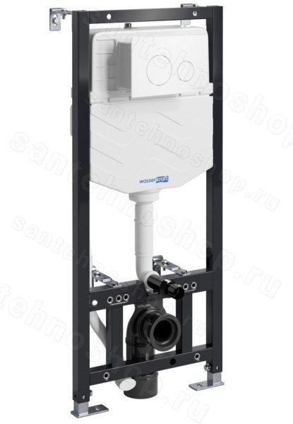 Инсталляция для унитаза WasserKraft Aller 10TLT.010.ME.WM02 с кнопкой